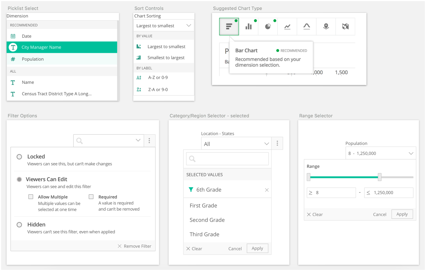 UI elements